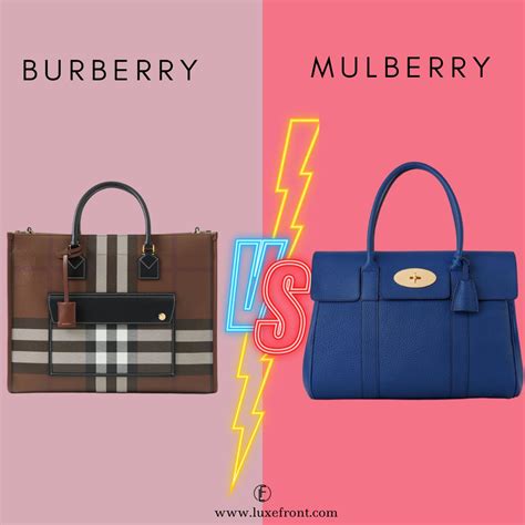 burberry vs mulberry bags|best burberry handbags.